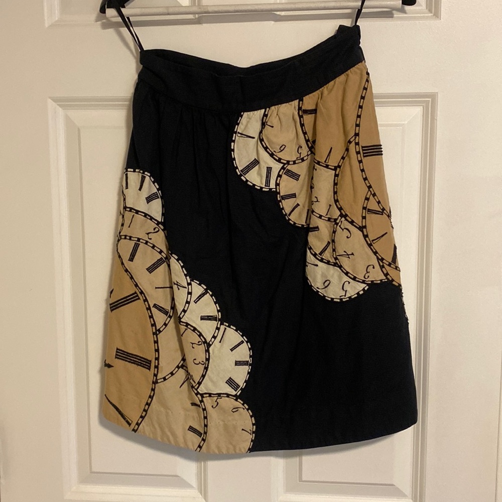 Anthropologie Clock Skirt